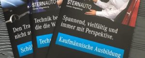 Flyer zu Ausbildung bei Stern Auto