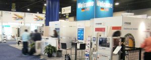 Messestand bei der Interwire 2017 in Atlanta