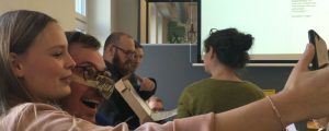 Impression vom easymedia Team beim Global Service Jam 2018 in Dresden