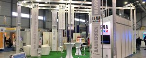 Messestand der Landesenergieagentur Sachsen-Anhalt GmbH auf der SaaleBAU