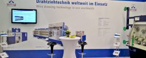 Impressionen des Gemeinschaftsstandes auf der wire 2018 in Düsseldorf