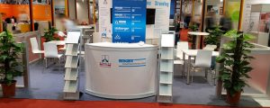 Impressionen des Gemeinschaftsstandes auf der wire Cina 2018 in Shanghai